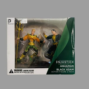 DC Collectibles Injustice Gods Among Us Aquaman vs. Black Adam Action Fig 2Pack - Picture 1 of 2