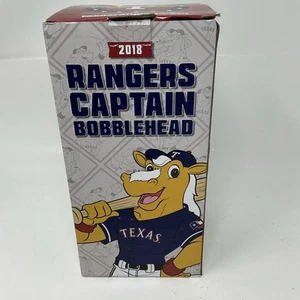 Texas Rangers Captain Bobblehead - 2018 Toyota Kloanz #72 Mascot COMPLETE w/ BOX - Picture 1 of 7