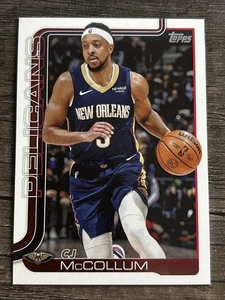 2025-26 Topps #193 CJ McCollum - Picture 1 of 2