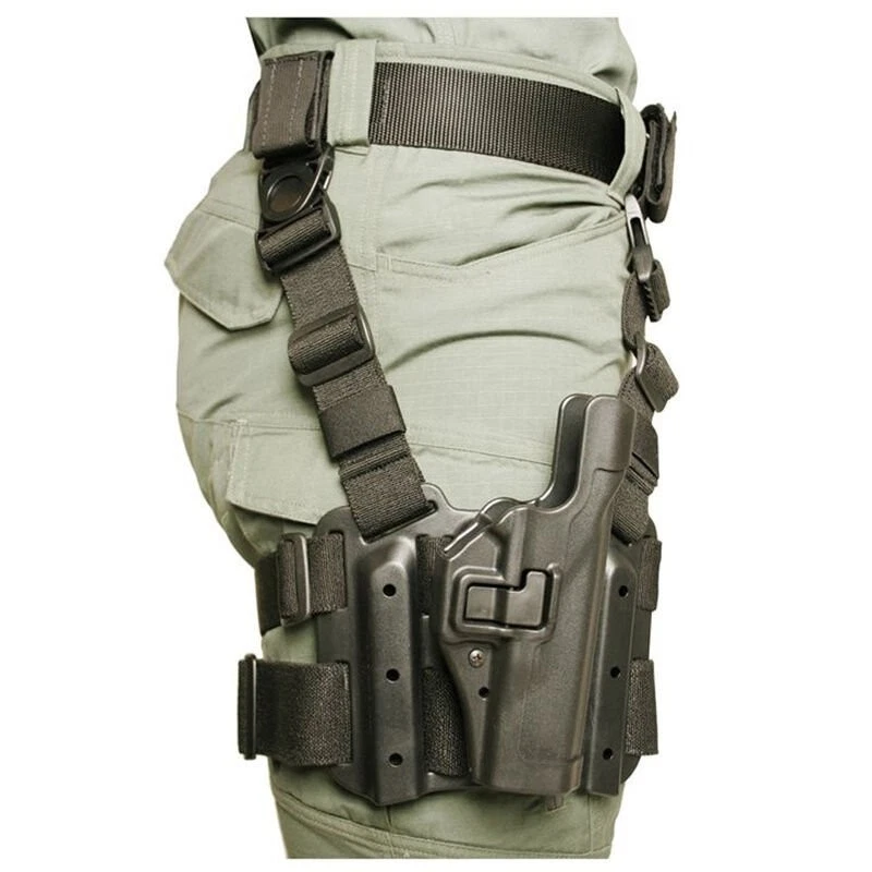 Тактическая кобура Blackhawk Serpa черная нейлоновая слева для Sig 220 - 430506BK-L - Изображение 1 из 1