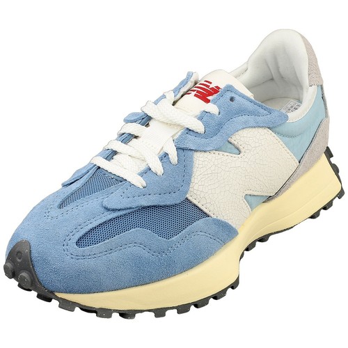 New Balance 327 Scarpe da Ginnastica Unisex Moda in Blu Bianco 5.5 UK