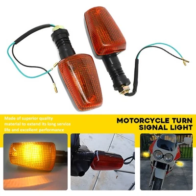 2x Luz indicadora de giro de señal delantera trasera halógena para Yamaha FZR400 FZR600 TW200 Foto 1 de 4