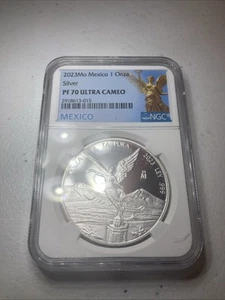 2023 Mexico 1 Ounce Onza Silver Proof Libertad Coin NGC PF 70 Ultra Cameo! - Picture 1 of 2