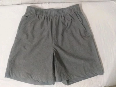 Pantalones Cortos World Wide Sportsman Gris Poliéster Para Hombre S Con Bolsillos, Cintura con Cordón Foto 1 de 4