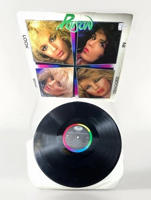 Poison - Look What the Cat Dragged In • 1986 1st P Press LP, Hair Rock Glam Rock - Image 1 of 4
