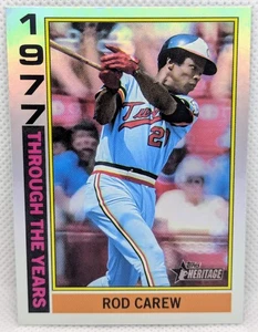 ROD CAREW 2025 Topps Heritage lámina a través de los años #tty-2 Minnesota gemelos - Imagen 1 de 4