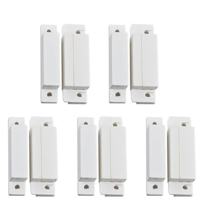Surface Mount Wired NC Door Contact Sensor Alarm for Door Window Cabinets 10pcs - image 1 of 4