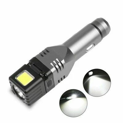 Car Cigarette Lighter Socker LED Flashlight MINI USB Lantern Holder Torch Lamp # - Image 1 of 4