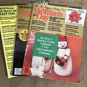 Vintage 1978, Woman's Day Magazine - Aug, Oct, & Dec, Lot of 3 - Picture 1 of 11