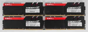 32GB (4x8GB) G.Skill Trident Z DDR4 3200Mhz PC4-25600 CL16 F4-3200C16D-16GTZ - Picture 1 of 1