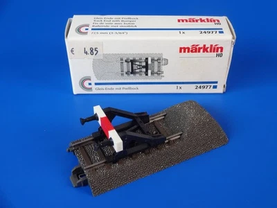 MARKLIN H0 - 24977 - Track End with Bumper - C Track / BOX - LN - Image 1 of 3