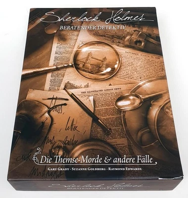 Sherlock Holmes Beratender Detektiv Die Themse-Morde & andere Fälle Asmodee 2021 - Bild 1 von 3