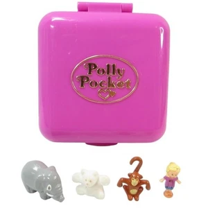 Polly Pocket Vintage 1989 Wild Zoo World Bluebird Toys COMPLETE - Picture 1 of 3