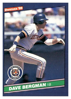 1986 Donruss #471 Dave Bergman   - FREE SHIPPING - Image 1 of 2