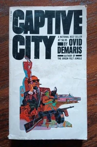 Captive City (1970) Ovid DeMaris Pocket Books 1st Edition Paperback CHICAGO  - Picture 1 of 6