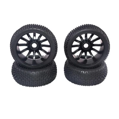 1/8 Rennwagen Buggy 17mm Nabenräder Und Reifen 4 Stück Für HSP - Bild 1 von 2