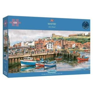 NEW Gibson Whitby 636 Piece Jigsaw Puzzle Yorkshire G374 - Picture 1 of 2