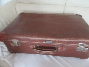 Antiker Koffer, Reisekoffer, antiker Vulkanfiber Koffer, f. Oldtimer 20er Jahre - Bild 1 von 12