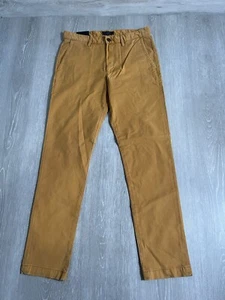 NWT Banana Republic Men's 30x32 LIVED-IN CHINO SKINNY-FIT $85 Umbria Brown - Picture 1 of 10