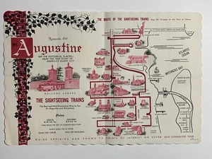 Vintage Papier Tischset - romantisch alt ST. AUGUSTINE - Bild 1 von 11