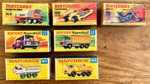 7 x Matchbox Superfast in original Box / Original Packaging Collection Bundle / Excellent Condition!!! - Picture 1 of 14
