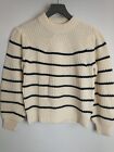 Scotch And Soda Kids Puff Sleeve Pullover Cream Jumper Size 10 Years  V91