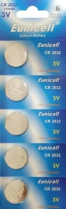 5 X EUNICELL CR2032 SUZUKI REPLACE FOB KEY BATTERY REMOTE CONTROL MANY MODELS - Picture 1 of 2