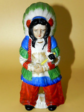 Indian Chief figurine 6" T Made in Japan.