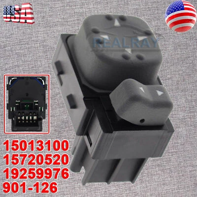 Interruptor de espejo retrovisor delantero izquierdo alto rendimiento para 1998 1999 2000 2001 GMC Jimmy S-15 Foto 1 de 4