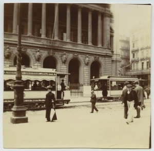 Marseille. Rue de la Canebière trams, facing the purse. Citrate circa 1900. - Picture 1 of 1