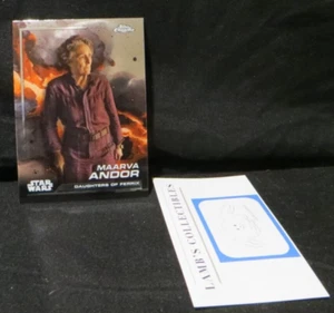 2024 Topps Chrome Star Wars Andor Maarva Card #13 Daughters of Ferrix Common - Picture 1 of 8