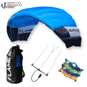 Kit 4mq 4 Linee Power Kite Professionale Sport All'aperto Trazione Aquilone Con Manico - Foto 1 di 8