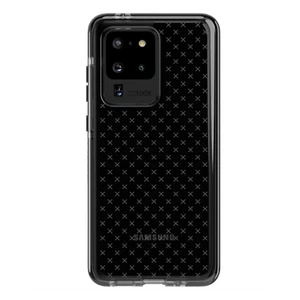 Funda para teléfono Samsung Galaxy S20 Ultra - Funda para teléfono Tech 21 EvoCheck - Negra ahumada - Imagen 1 de 8