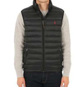 *NWT- POLO RALPH LAUREN Mens Down Full Zip Packable Puffer Vest - BLACK : S - XL - Picture 1 of 6
