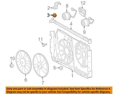 NEW OEM 06-21 LEXUS NX200t Cooling Cooling Fan-Upper Support Cushion 16523-28030 - Image 1 of 4