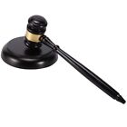 1X(Wooden Judge's Gavel Auction Hammer With Sound  For Attorney Judge6757