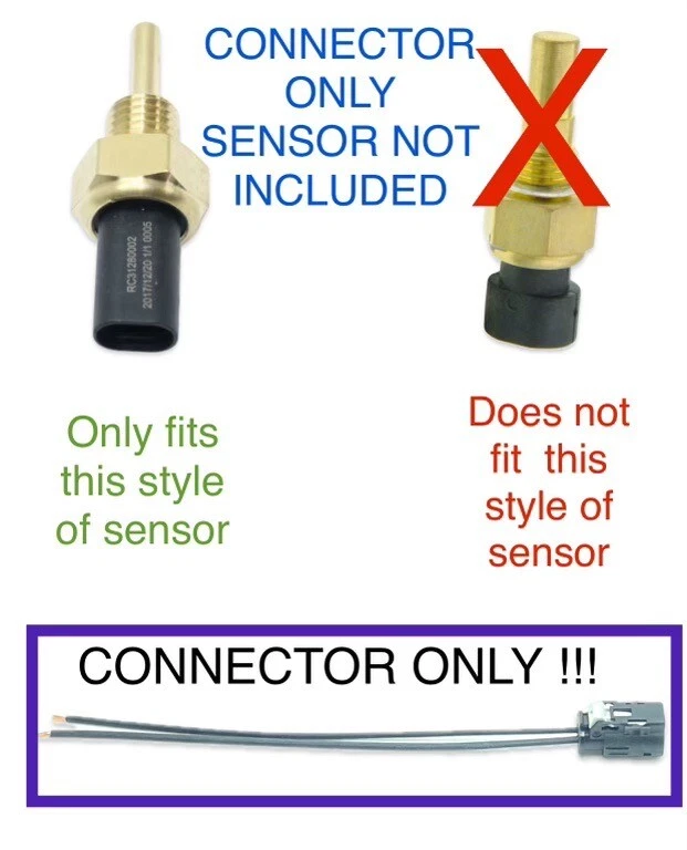 Coolant Temperature Sensor “CONNECTOR” For 2018 - 2022 GMC Savana 3500 - Image 1 of 2