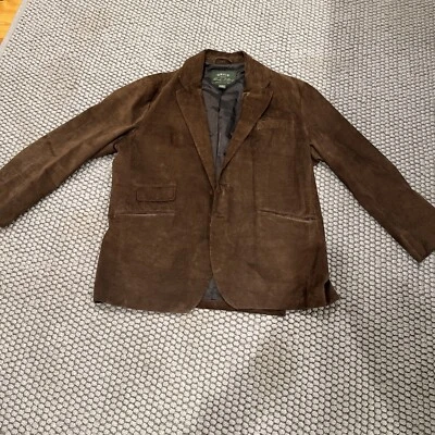 Orvis Brown Bourbon Suede Jacket XL - Image 1 of 3