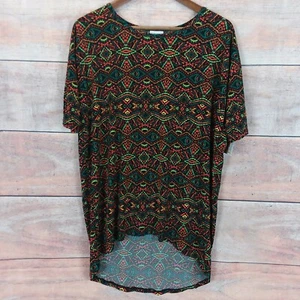 NUEVO CON ETIQUETAS - Top túnica para mujer Lularoe Irma calce suelto cuello redondo diseño suroeste XS - Imagen 1 de 8
