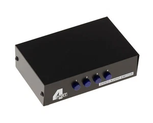 SWITCH AUDIO VIDEO COMPOSITE RCA 4 PORTS - Aiguillage 1 vers 4 ou 4 vers 1 - Imagen 1 de 4