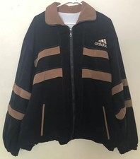 adidas jacket brown and black