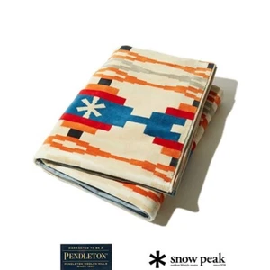 Snow Peak PENDLETON Collaboration TOWEL BLANKET Beige 102cm x 178cm Camp NEW - Picture 1 of 3