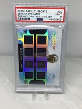 2019 Leaf Ultimate Sports Card Relics #30 Silver 1/2 Serena Williams PSA 9