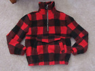 Urban Republic Youth Size S Loose Fit Pull Over Jacket Red Black Plaid