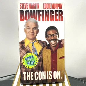 SEALED Vintage VHS Bowfinger (1999, Promo Copy) Steve Martin Eddie Murphy Rare - Picture 1 of 12