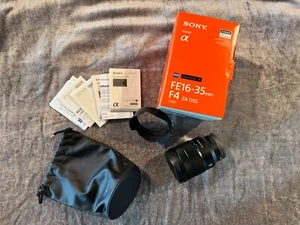 Sony FE 16-35mm f4 Vario-Tessar T* ZA OSS Lens E-Mount SEL1635Z - Picture 1 of 10