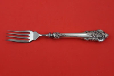 Tenedor de pescado Grande Baroque de Wallace de plata esterlina HH WS 8 1/4" original Foto 1 de 2