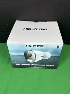 Night Owl Add On Wired Indoor/Outdoor IP Deterrence 4K Security Camera OPEN BOX - Picture 1 of 5