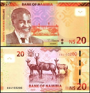 Namibia 20 Namibia Dollars, 2022, P-17a.3, UNC - Bild 1 von 1
