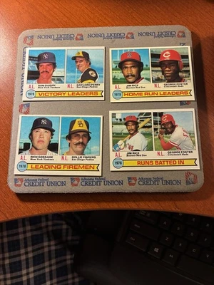1979 Topps #2,3,5,& 8 (Leaders Firemen, Victory, Home Run, & RBI) nrmnt - Image 1 of 2